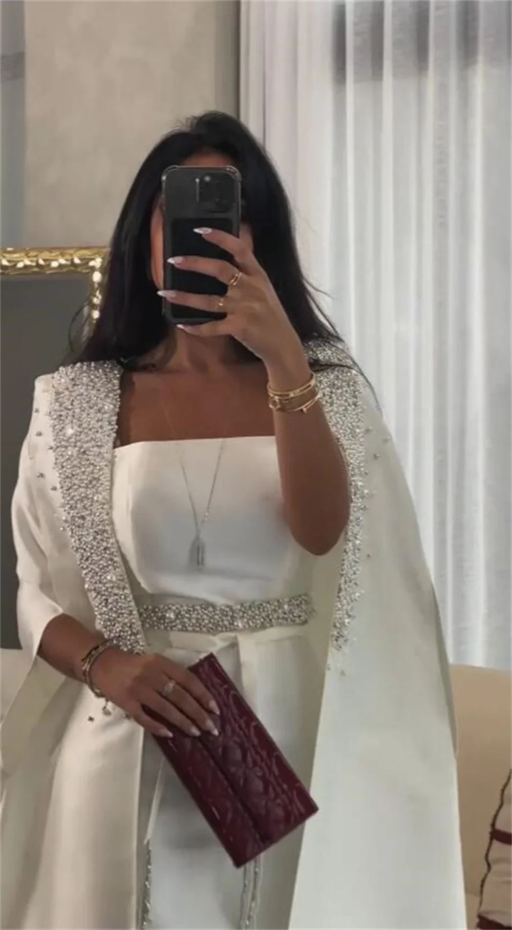 جلابيه بيضاء فخمة