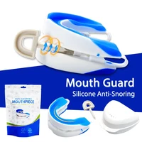 Mouthpiece Anti Snore Mouth Guard Silicone Anti Snoring Bruxism Sleeping Aid Apnea Guard Teeth Snoring Device Stop Snore Oral 1