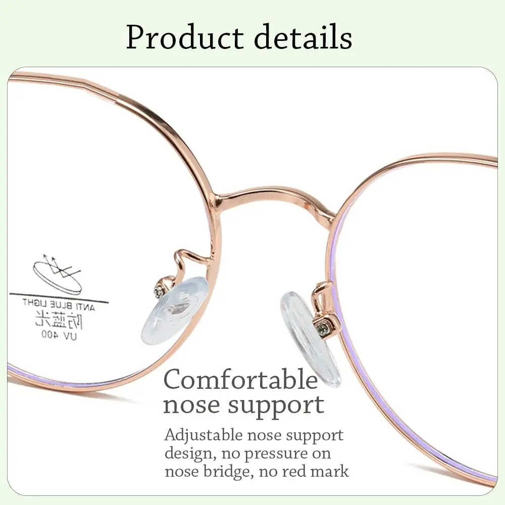 Round Anti-blue Light Kids Glasses Children Boys Girls Computer Eye Protection Eyeglasses Ultra Light Frame Eyewear Accessories