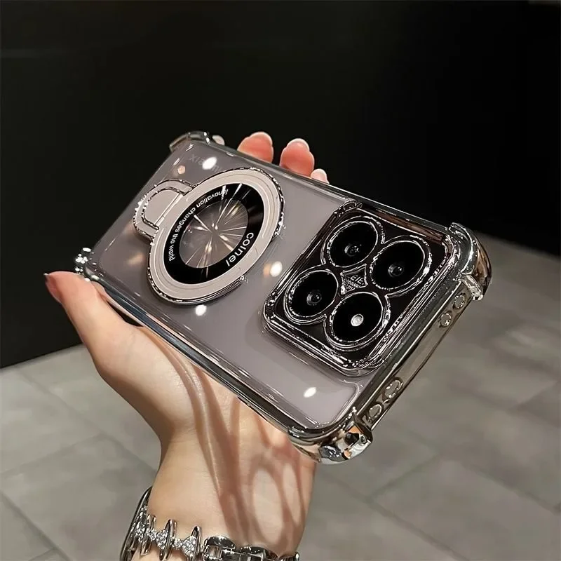 Shockproof Magnetic Bracket Phone Case with Stand Cover