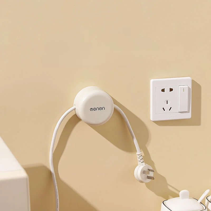 Kitchen Appliances Plug Cable Winder Cable Organizer Wall Mounted Rotating Data Organizer Charging Winder cable organizer