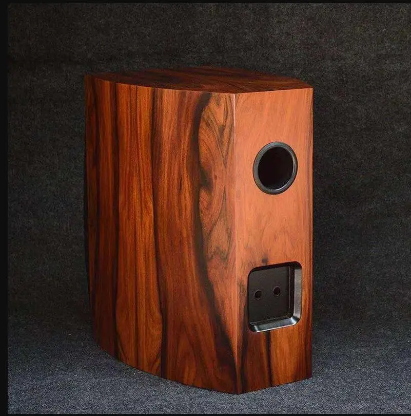 HiFi Empty Speakers Dalbergia Cochinchinensis Veneer 6.5 inch/ 8-inch Bookshelf Speaker Box Speaker empty box Shell
