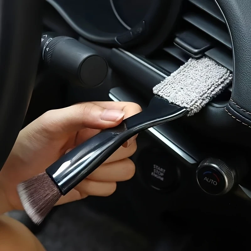 Car Interior Detailing Brush-Soft-Bristled Cleaning Tool For Dashboards,Vents,Crevice-For Car Detailing,Vehicle Interior Cleaner