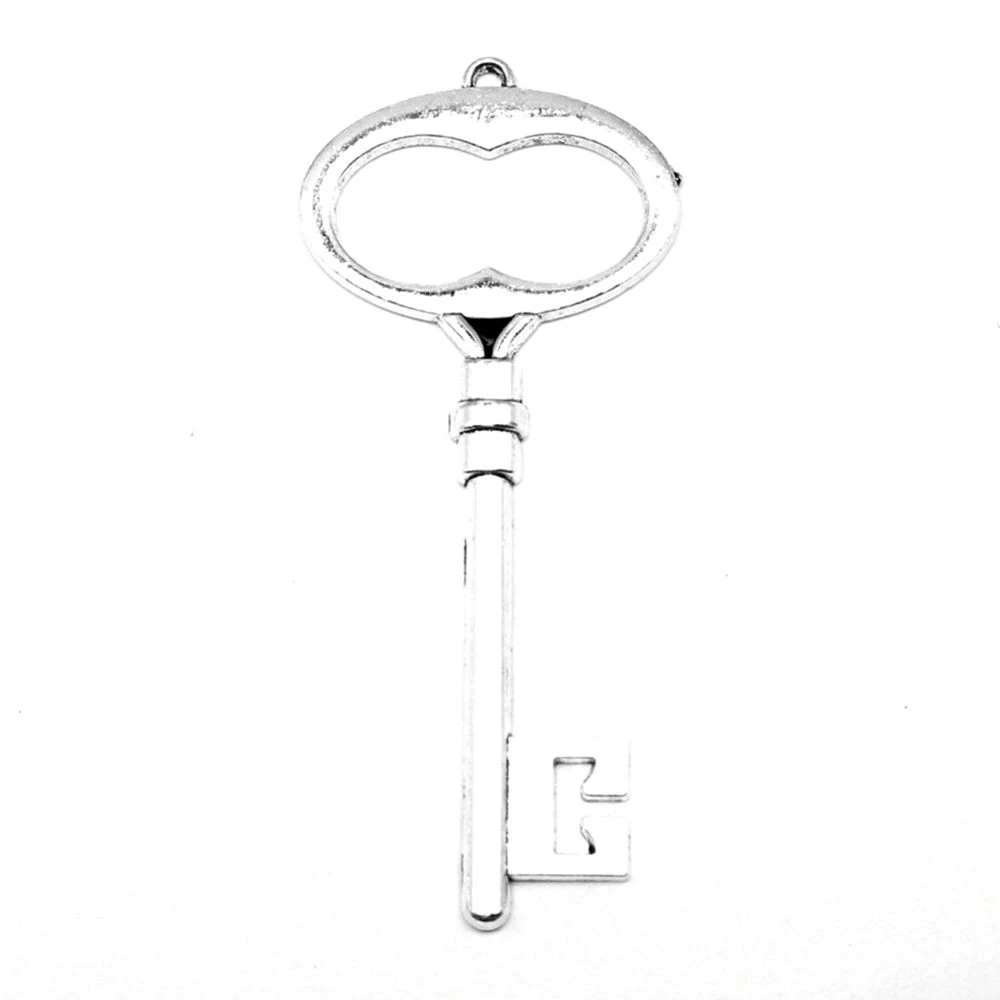 

Keys Charm For Making Jewelry Diy Finding 6pcs 42x95mm
