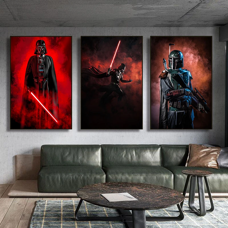 Zeeslak Vaak gesproken Oceanië Star Wars Darth Vader Posters Wall | Paintings Painting Star Wars - Disney  Star Wall - Aliexpress