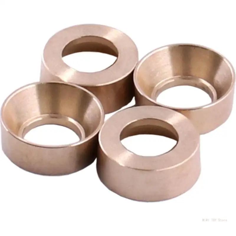 

Wheel Hub Set for Axial SCX24 Universal Durable Brass Alloy Beadlock Wheel Rims Upgrade Crawler Car Wheels Parts
