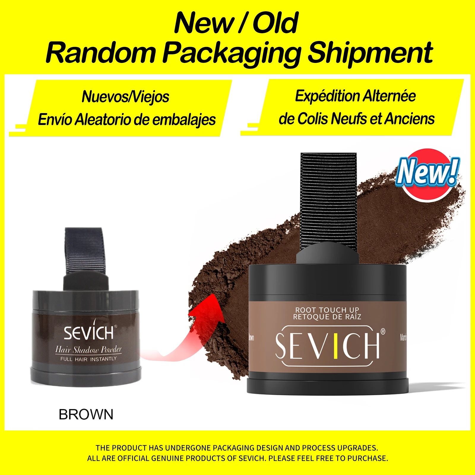 Sevich Natural Hairline Powder Concealer 4g – Unisex Hair Loss Solution