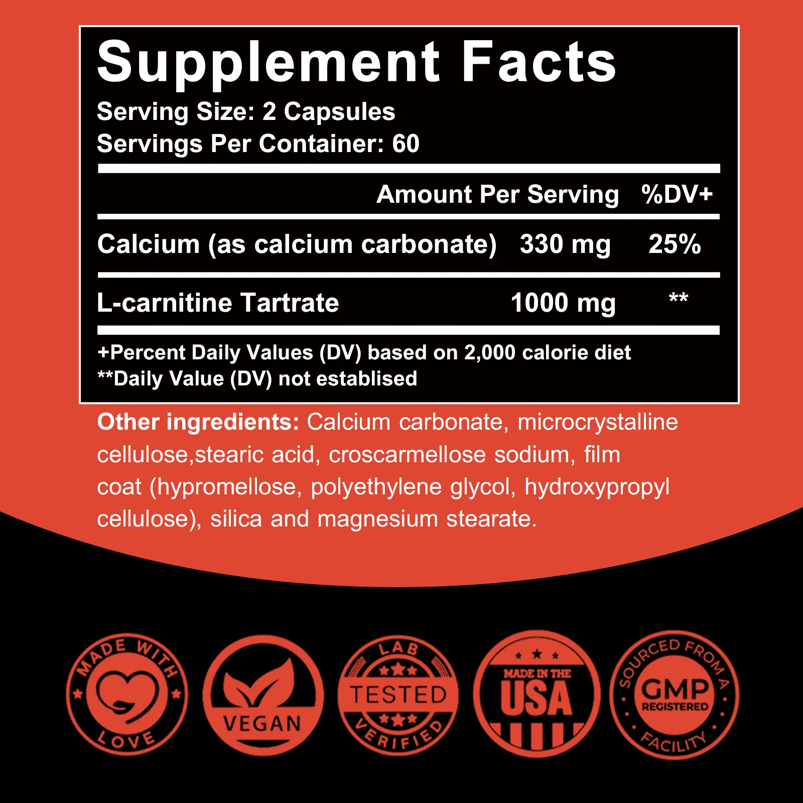l-carnitine l-tartrate shelf life 1000 mg for Energy & Fat Metabolism Support L-Carnitine 1330mg - Fat Burner