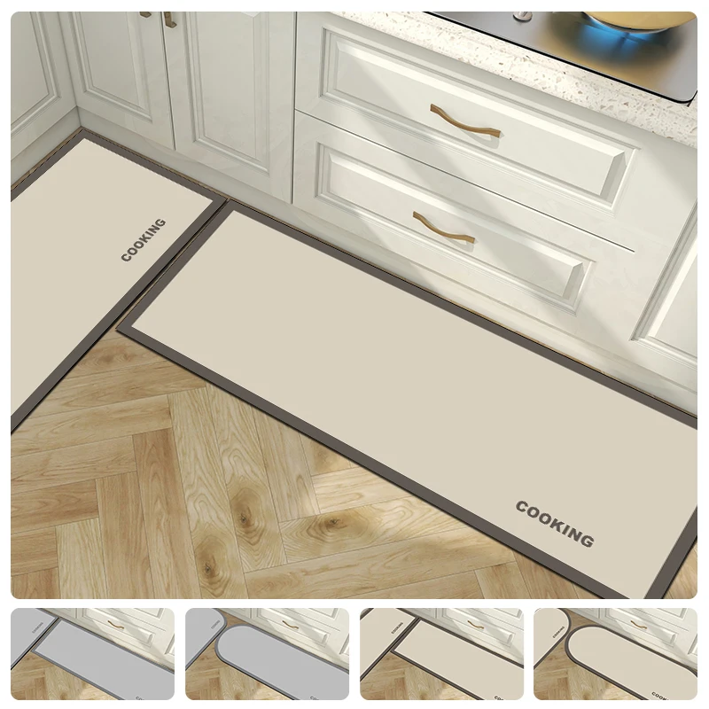 Floor Mat Kitchen Rug Anti Slip Diatomite Bathroom Absorbent Quick Drying