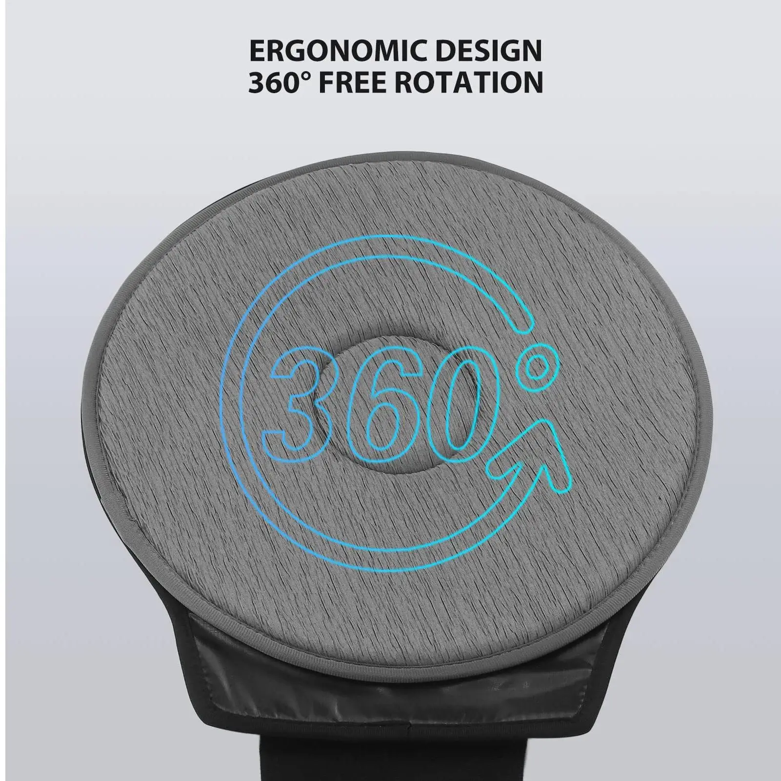 Coussin de siège de voiture rotatif à 360 degrés avec mousse à mémoire de forme