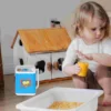Kids Pretend Kitchen Playsets Simulation Washing Machine Playing House Prop Toy Green Educational Child 4