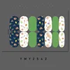 14tip Full Cover Nail Stickers Forest Nail Decoration Nails Sticker Designer Self Adhesive Nail Sticker Flowers Nail Art Sticker 2