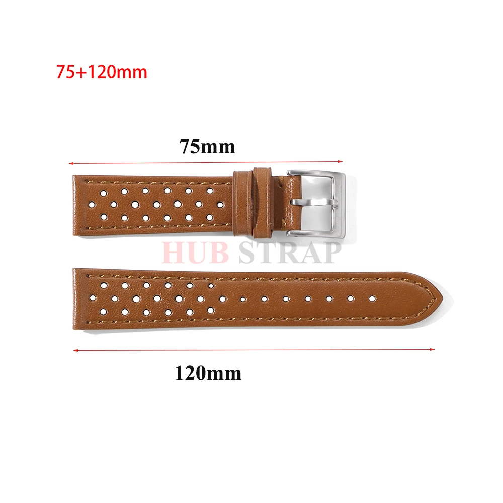 Vintage Calfskin Leather Watchband - Breathable Strap