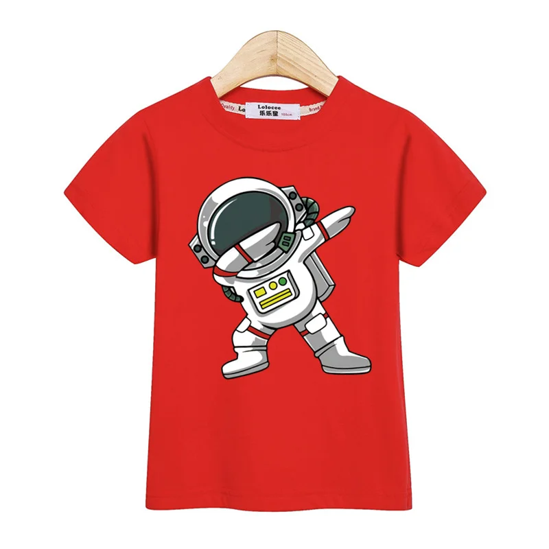 3-13T Children Dabbing Dog T-shirt Boys Girls Summer Clothes Baby Short Sleeved Tops 3