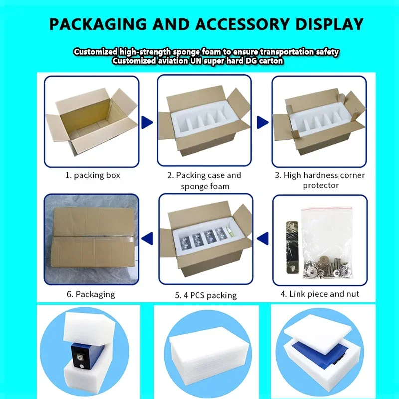 3.2V 340Ah Brand New EU Shipping Lifepo4 Battery Grade A 3C High Power EV RV Sol