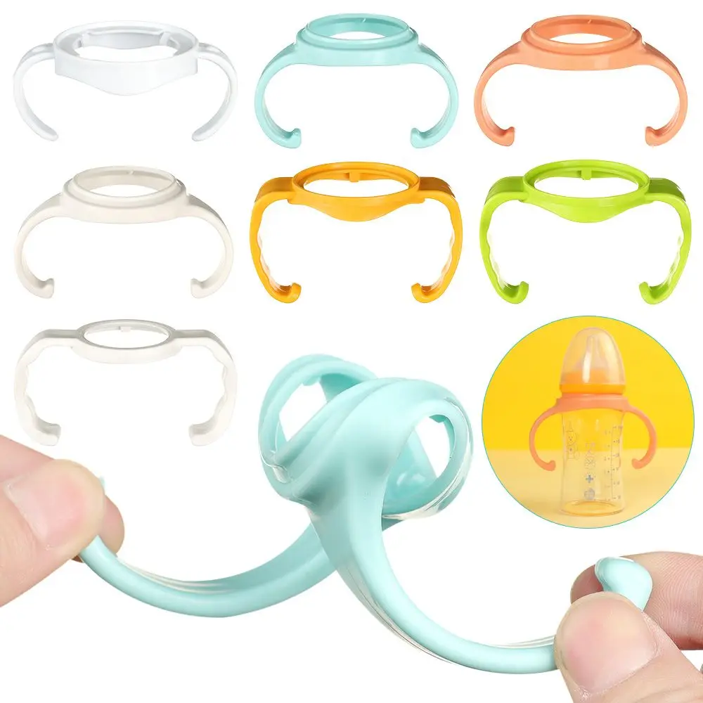 Natural Wide Mouth Hand Shank Baby Feeding Bottles Bottle Grip Handle Accessories 7 Styles