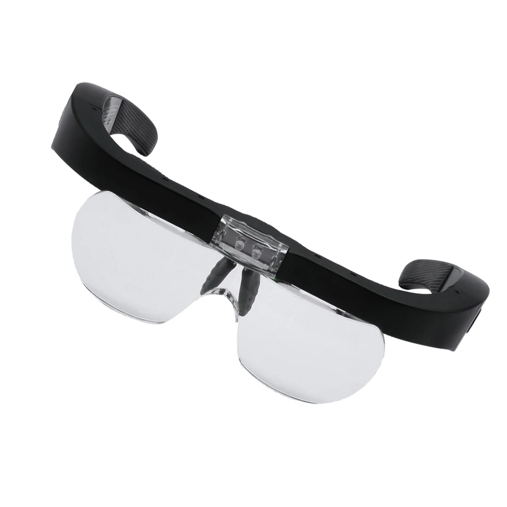 USB Rechargeable Magnifying Glasses 1.5X 2.5X 3.5X 5.0X With LED Light For Reading Eyeglass Watchmaker Repair Wearing Magnifier magnifying glass,reading magnifier