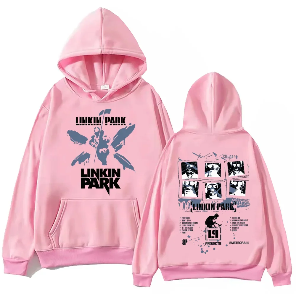 Linkin-Park Hoodie Harajuku  Pullover Tops Man Woman Sweatshirt Fans Gift 5