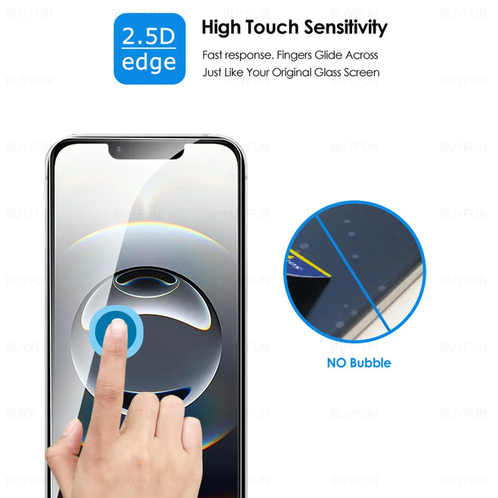 Premium Tempered Glass Screen Protector - 3-Pack