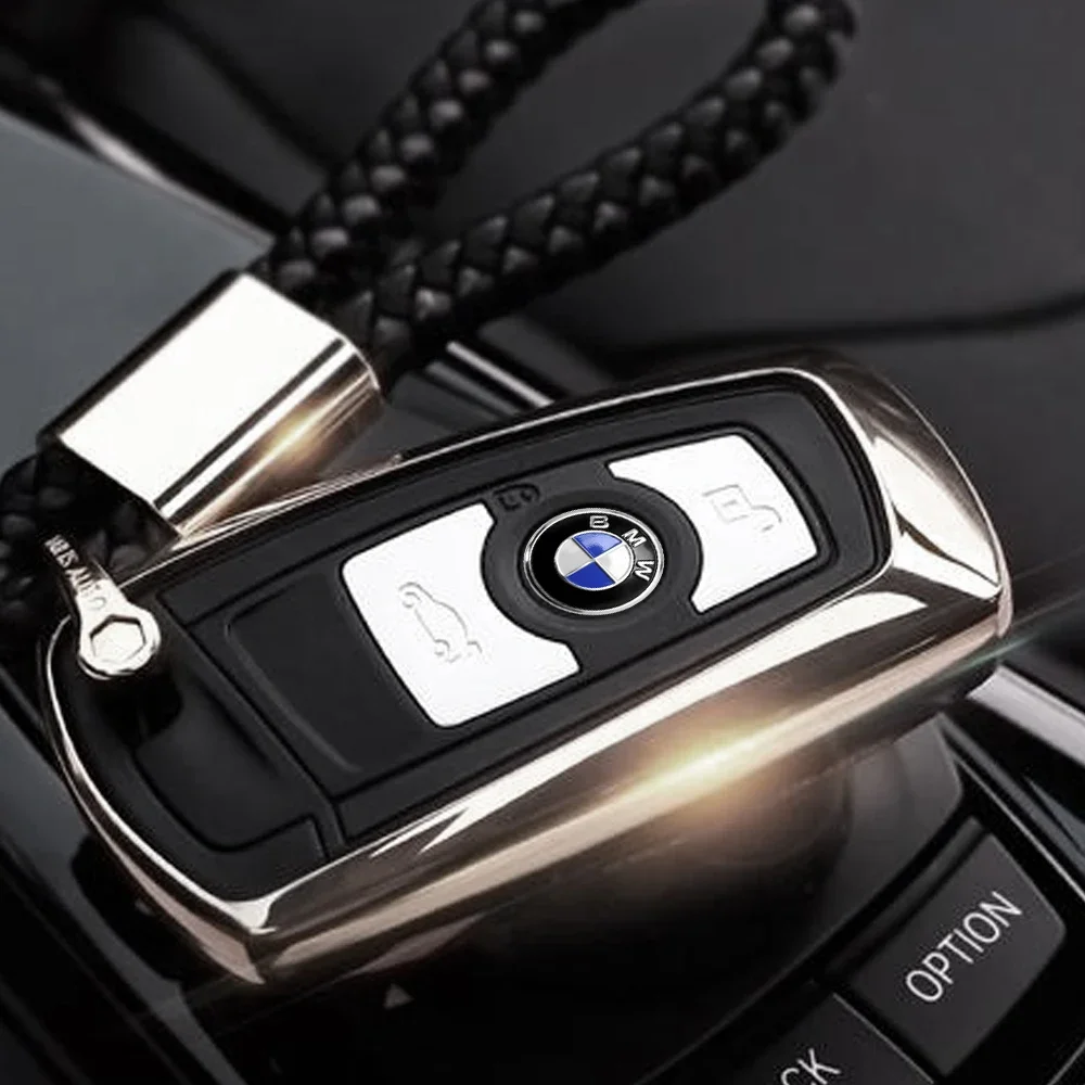 Car Key Stickers 14mm Car Key Emblem Stickers Auto Control Key Accessories For BMW E34-E92 M3 M5