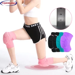 TopRunn 2Pcs/Pair Knee Pads Comfortable Non-Slip,Thick Extra Foam Cushion for Scrubbing Floor,Yoga&Construction,Soft Inner Liner
