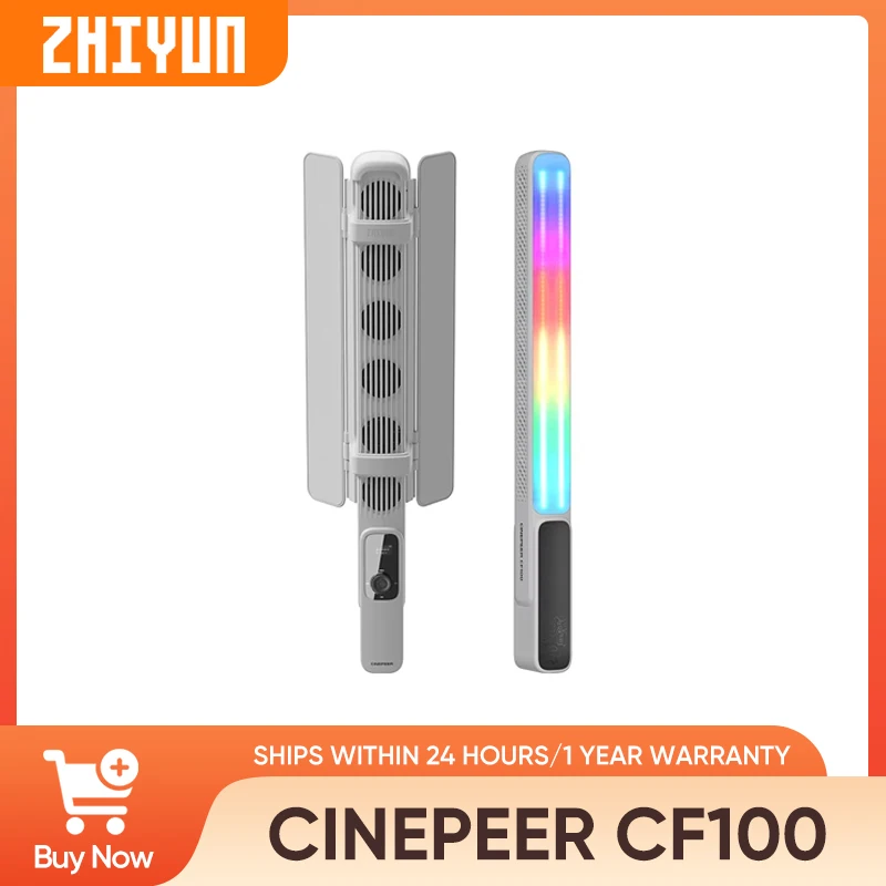 ZHIYUN CINEPEER CF100 100W Bi-Color RGB Stick Light Photography