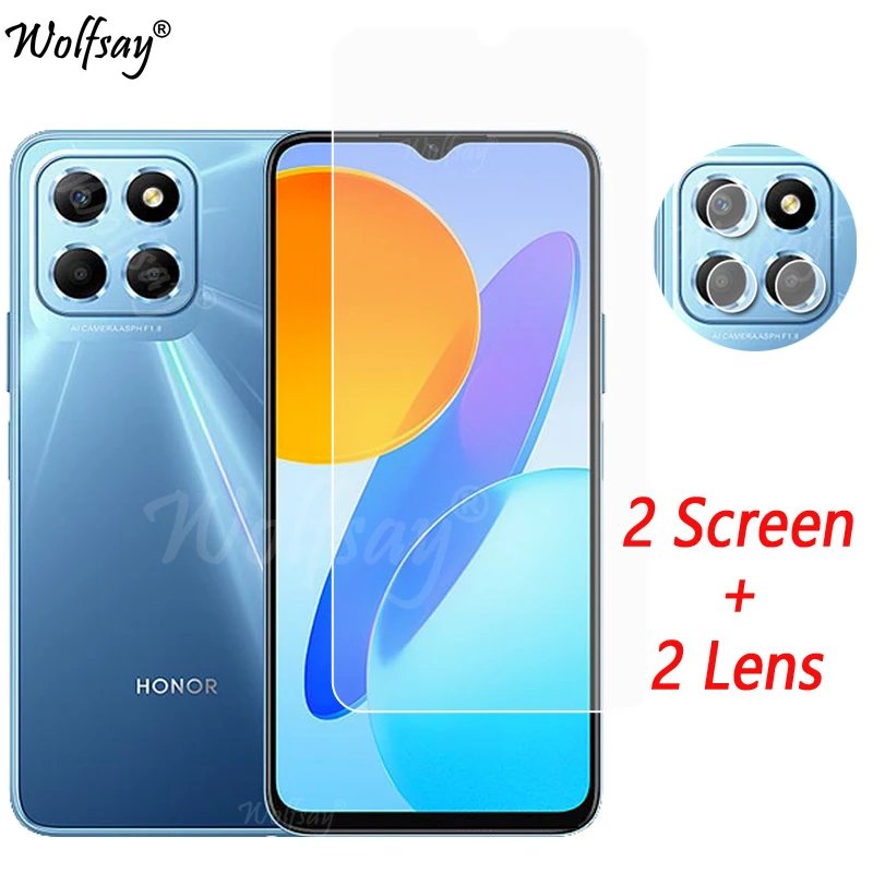 Protezione Dell'Obiettivo Della Fotocamera Per Huawei Honor X8 5G Proteggi Schermo In Vetro Temperato Per Honor X8 Honorx8 5G Glass Per Honor X8 5G Gl