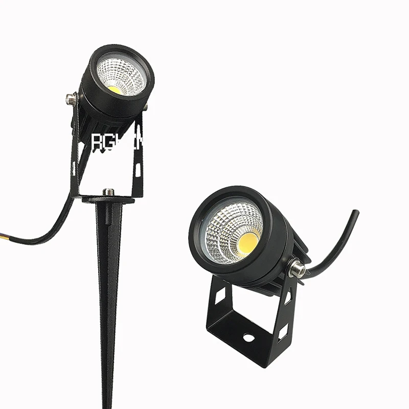 LED COB Garden lighting Dimmable 5W7W10W Outdoor Lawn Lamp Waterproof Lighting Led Light Garden Path Spotlights AC110V220VDC12V