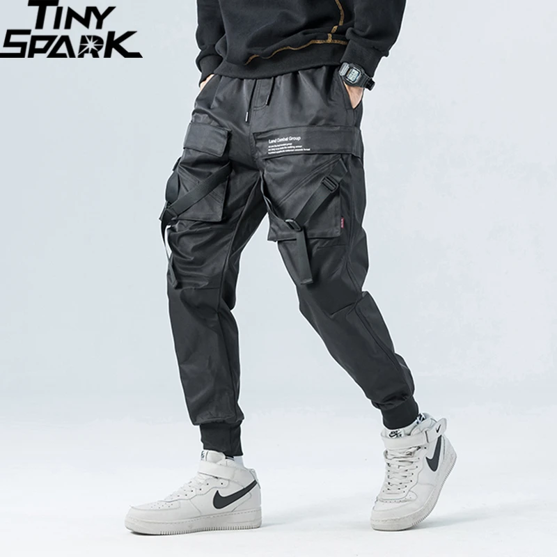 Hip Hop Cargo Pants Pockets 2021 Men 