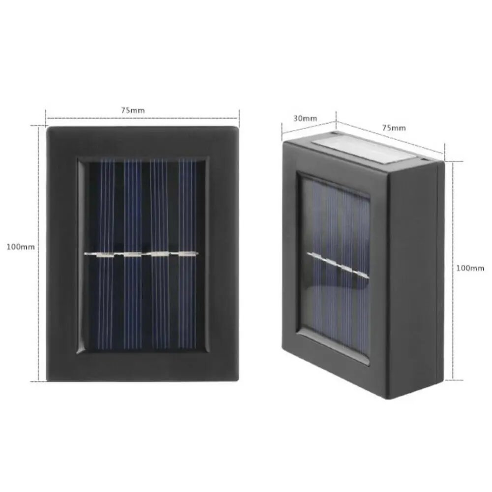 Lâmpada de Parede para Cima e para Baixo Luzes do Ponto para a Cerca Pces Solar Gramado Caminho Quintal Garagem 4 2 Computers & Electronics
