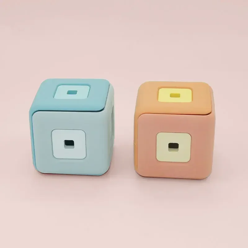 Baby Silicone Blocks 3D Square Combination Silicone Blocks BPA-Free Educational Montessori Toys Baby Teether Gifts Stacking Toys