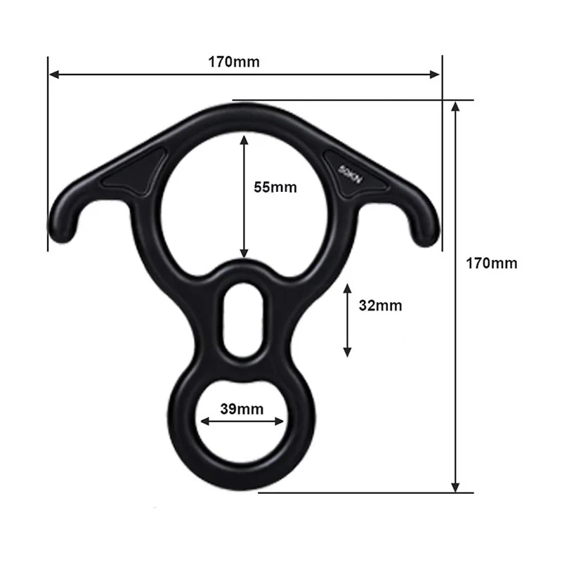 Aerial Silks Hardware Swing Swivel Descender Carabiners Rock Climbing Fly Yoga Swing Hammock Accessories 4