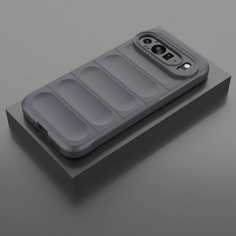 Premium Silicone Shockproof Frosted Phone Case - Soft, Skin-friendly, and Rugged Protection