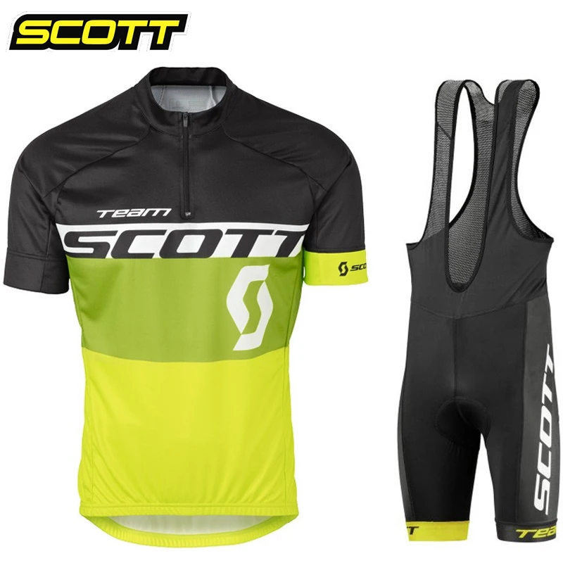 

Cycling Clothing Mens Sets Summer 2024 Short Clothes SCOTT Men's Bike Suit Triathlon Jersey Man Set Mtb Jacket Pants Bib Costume