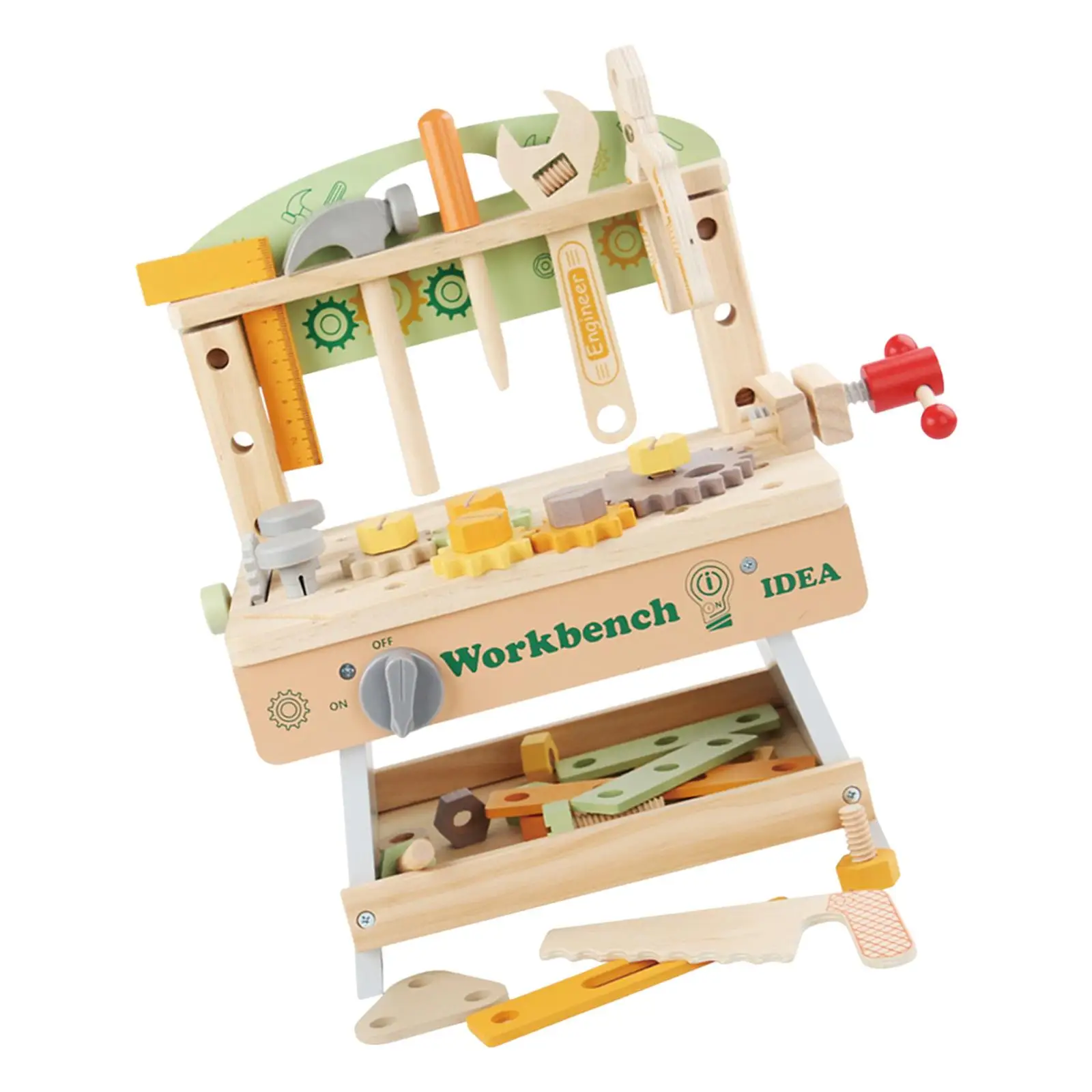 Kids Tool Bench Screw and Nut Assembly Toy Motor Activity Toys Pretend Play Construction Toy Kids Workbench for Children