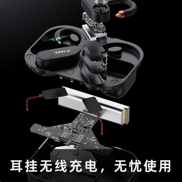 Fiio Utws5 2025 New Version True Wireless Bluetooth Earphones Custom Hook & Headphone Amp For Iems Hi-Res LDAC -Mmcx/0.78 2pins 4