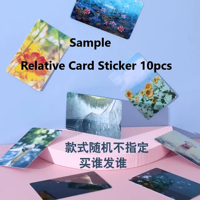 card sticker 10pcs
