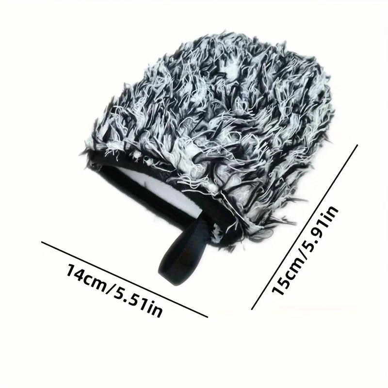 Auto Care Double-faced Glove Car Wash Microfiber Chenille Gloves Thick Auto Cleaning Mitt Wax Detailing Waterproof Brush
