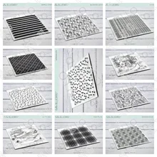 Special Sale Various Flower Mushroom House Leaf Rhombus Pattern Stamps Reusable Handmade Diy Gift Paper Greeting Card Scrapbook