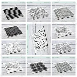 Special Sale Various Flower Mushroom House Leaf Rhombus Pattern Stamps Reusable Handmade Diy Gift Paper Greeting Card Scrapbook