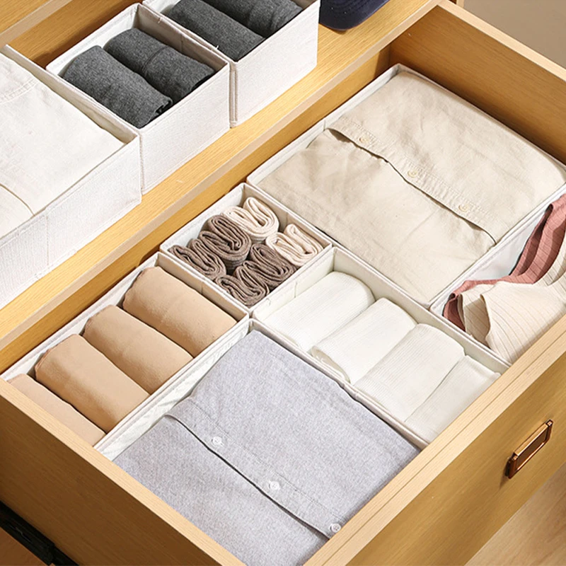 Underwear Organizers Of Cabinets And Drawers Wardrobe Clothes Bra Organizer For Underwear Socks Pants Home Foldable Storage Box 2