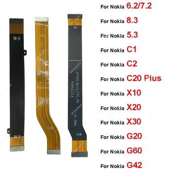 Cavo flessibile della scheda madre della scheda madre per Nokia 5.3 7.2 8.3 X10 X20 X71 C1 C2 T20 Scheda madre LCD Display connettore parti del nastro flessibile