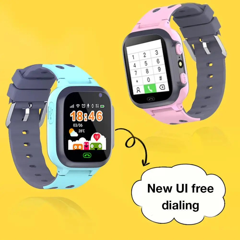 Q16 Ipx67 Smart Watch Kids Gps Life IP67 Waterproof Breathing Light Positioning Map Smart Children Watch Mobile Phone Bracelet