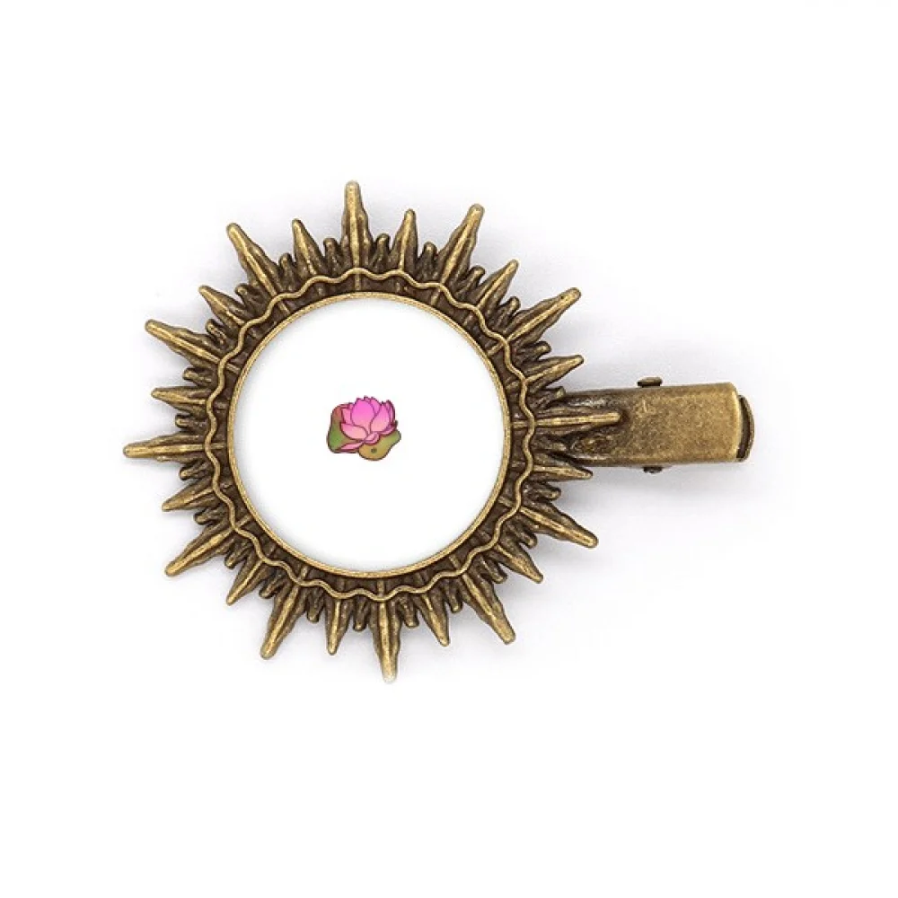 

Lotus Botany Hairpin Sun Headwear Retro Metal Clips Pin