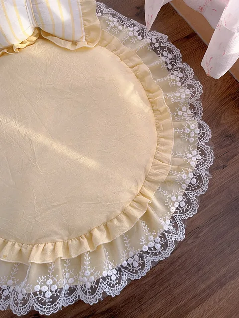 Princ Dog Bed  Bed Waable Pure Cotton Pet Mat Cute Autumn Winter Universal Small Dog Bed Non-Toxic Spring Summer 5
