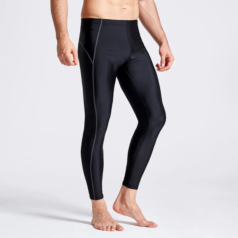 BANFEI quick dry 2 pieces Rash guards Men Boys Swimsuit Long Sleeve Swimming Beach Water Surfing Diving Suit full body