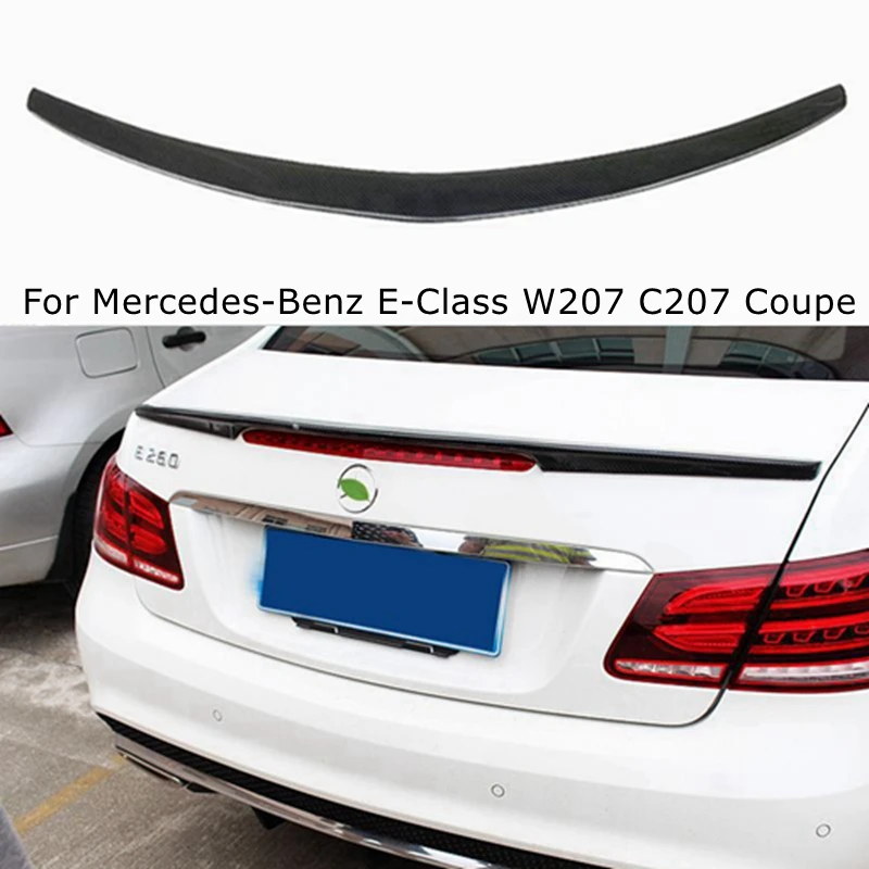 

For Mercedes-Benz E-Class W207 C207 2Door Coupe AMG Style Carbon Fiber Rear Spoiler Trunk Wing 2009-2016