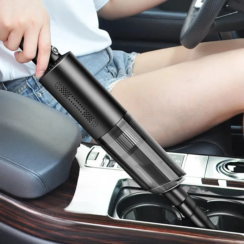 Car Vacuum Cleaner, Handheld Car Inside Use, Wireless Charging Portable Small High Power Super Powerful Suction