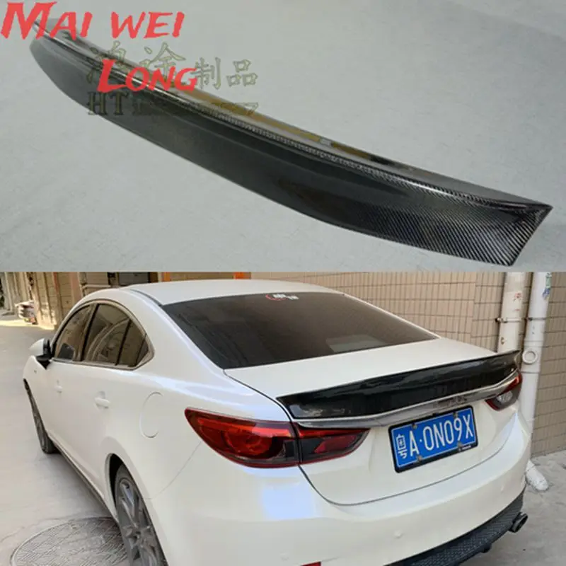 

Задний спойлер из углеродного волокна для Mazda 6 2015-2018