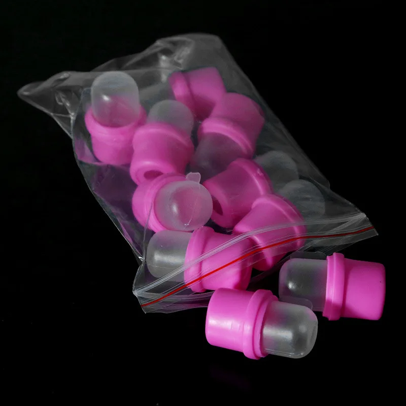 10Pcs Wearable Nail Soaker Caps for DIY Nail Art